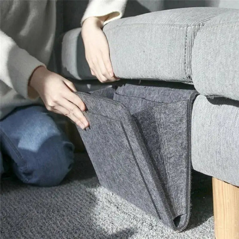 Felt bedside caddy