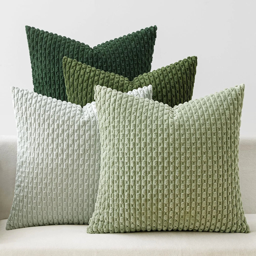 Striped Corduroy Pillow Cover product photo 1