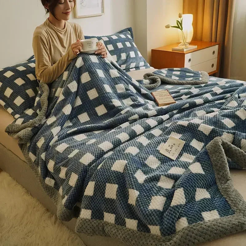 Chunky Chenille Knit Throw Blanket product photo 4