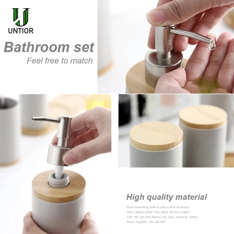 Ceramic Bathroom Accessory Set product photo 3