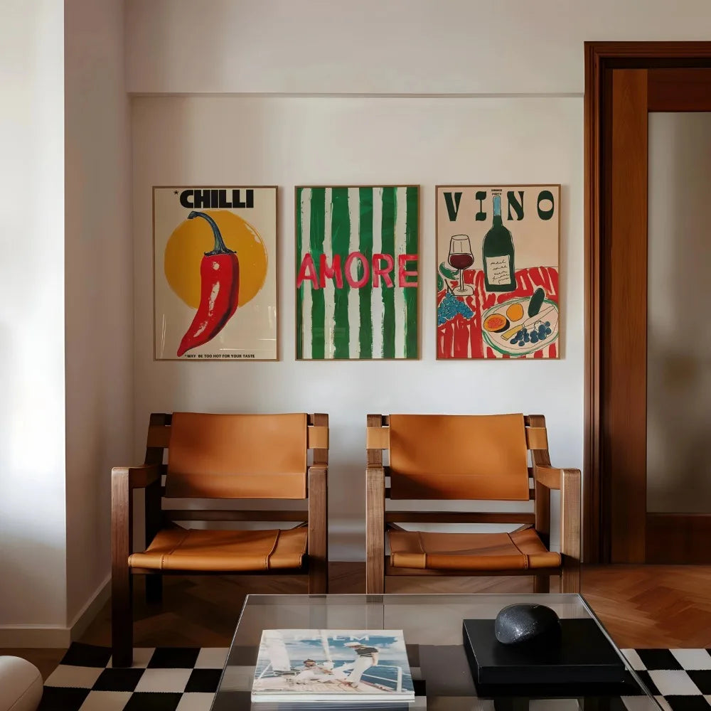 Italian kitchen canvas print