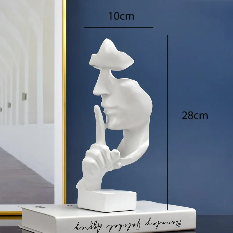 Silence Is Gold Thinker Statue product photo 8