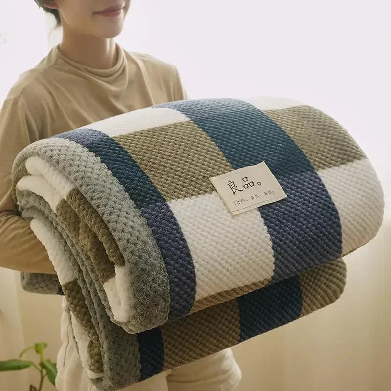 Chunky Chenille Knit Throw Blanket product photo 1
