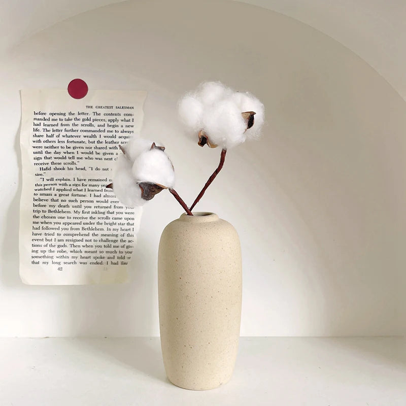 Matte White Ceramic Vase product photo 4