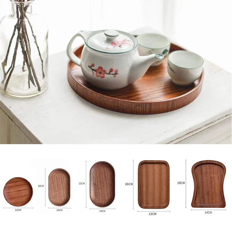 Walnut Wood Serving Plate Tray product photo 1