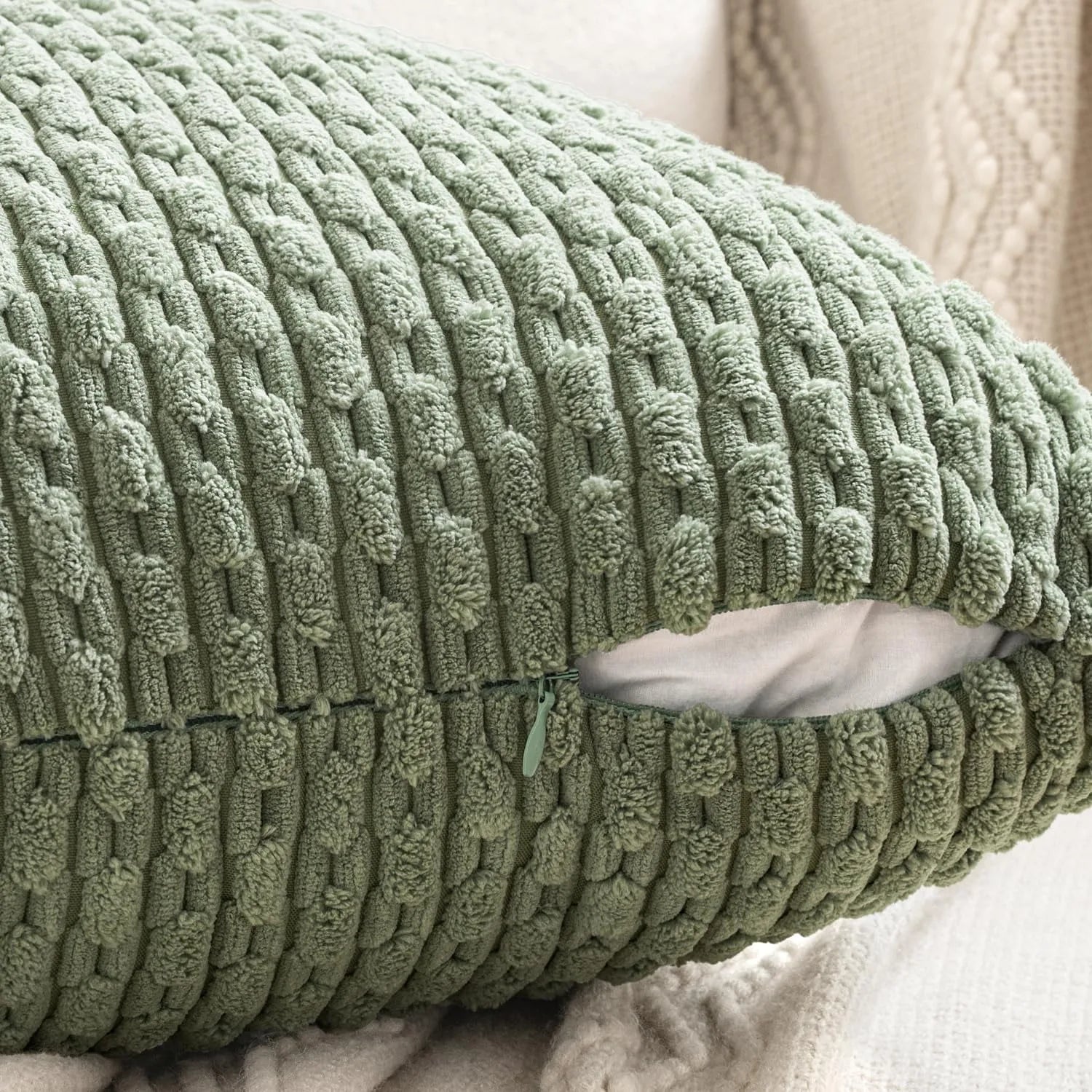 Striped Corduroy Pillow Cover product photo 2