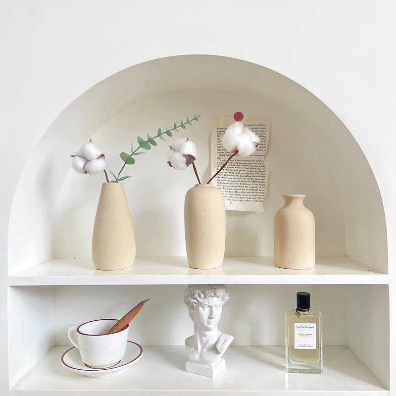 Matte White Ceramic Vase product photo 5