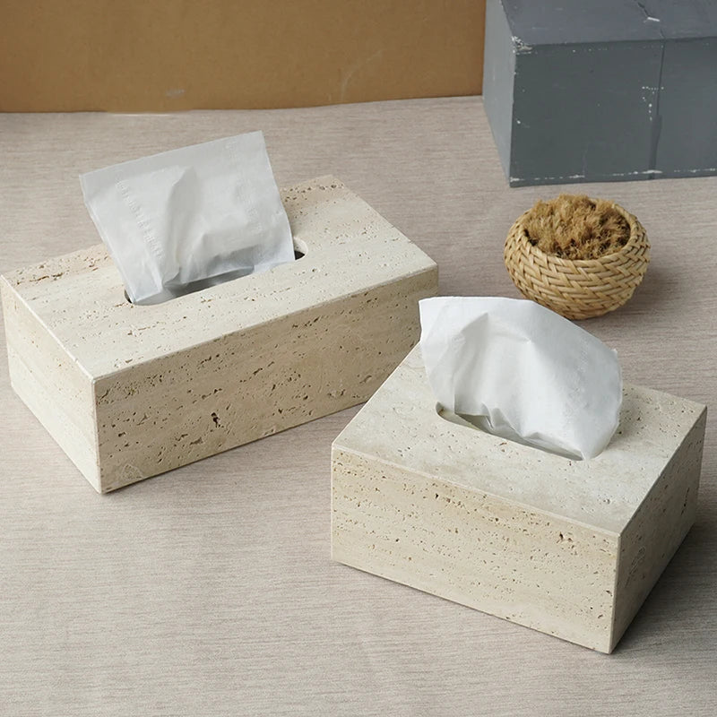 Travertine Soap Dispenser, Natural Stone Pump Bottle