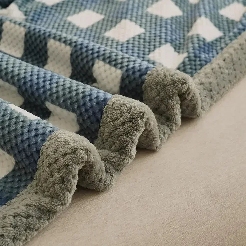 Chunky Chenille Knit Throw Blanket product photo 6
