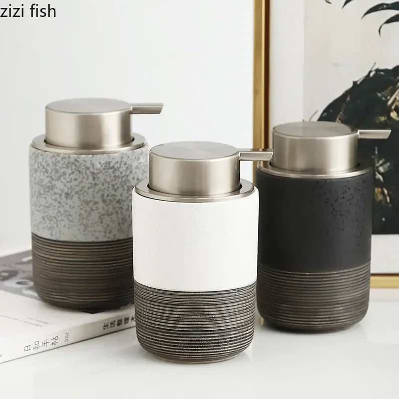 Ceramic Foaming Soap and Lotion Bottle product photo 2