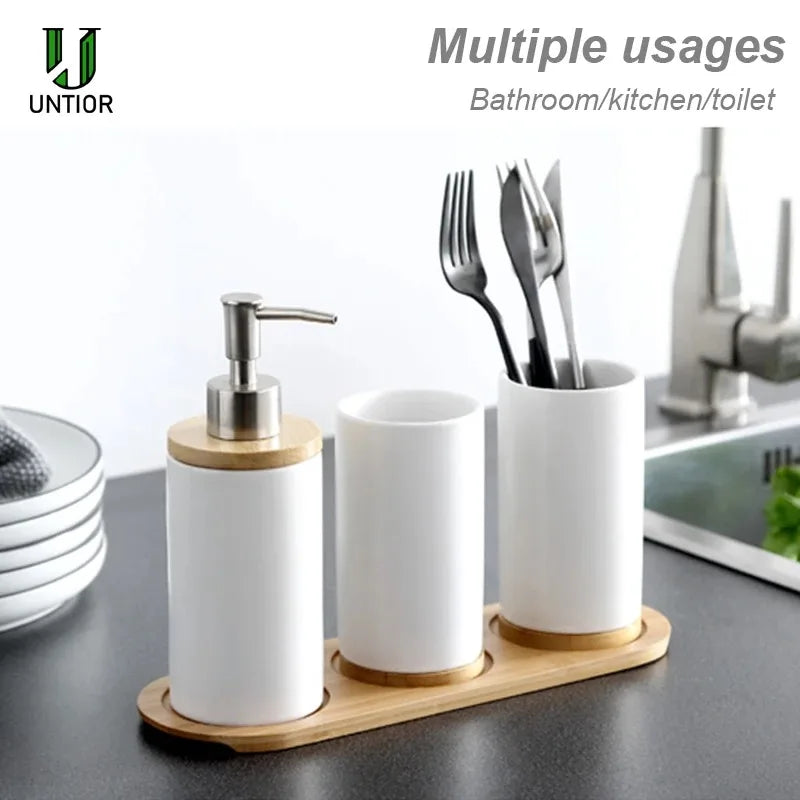 Ceramic Bathroom Accessory Set product photo 4