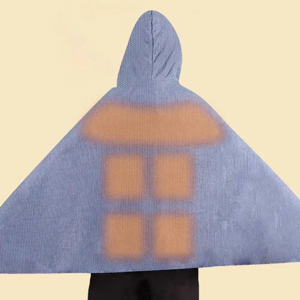 Heated Hooded Wrap, USB Warming Shawl Blanket