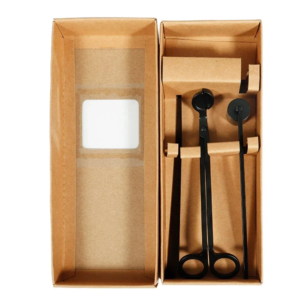 Candle Care Kit, 3-in-1 Wick Trimmer, Snuffer & Dipper