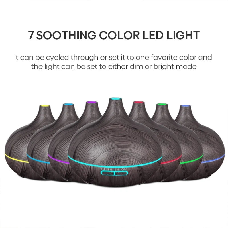 500ml Wood Grain Aroma Diffuser product photo 6