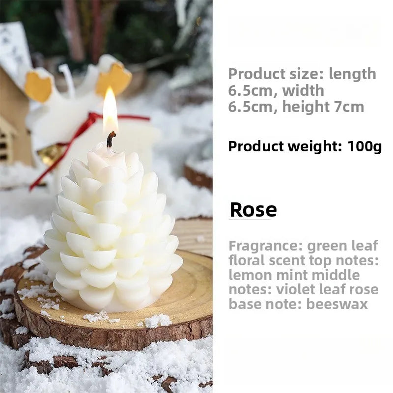 Pinecone Candle, Handmade Soy Wax Scented Candle