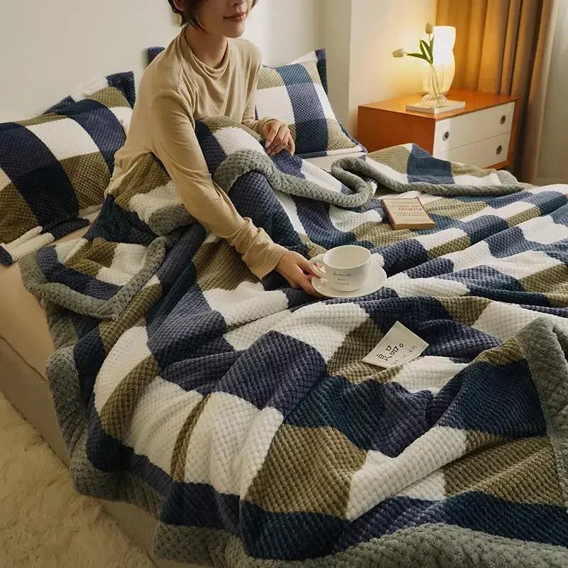 Chunky Chenille Knit Throw Blanket product photo 2