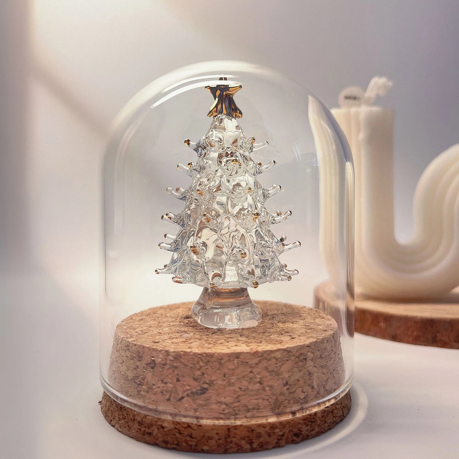 Glass Dome Display with Wooden Base product photo 2