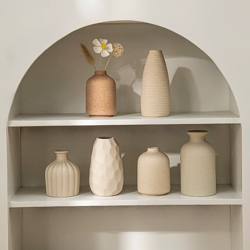 Matte White Ceramic Vase product photo 6