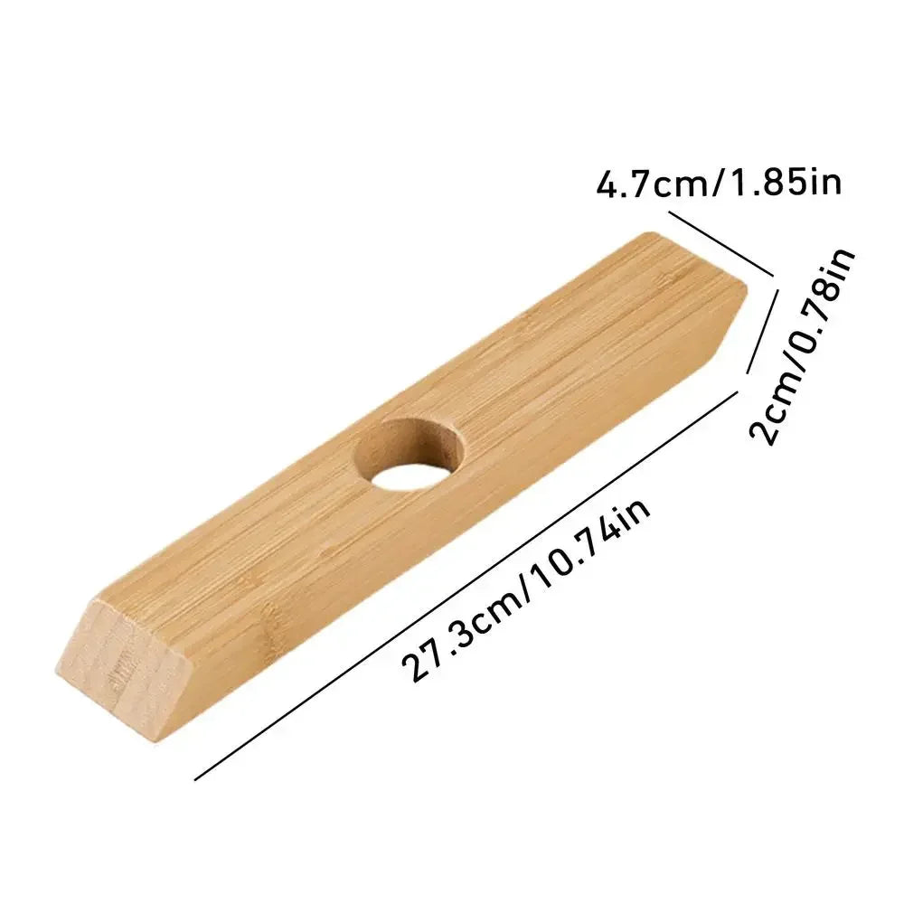 Balancing Wine Bottle Holder, Bamboo Tabletop Wine Rack