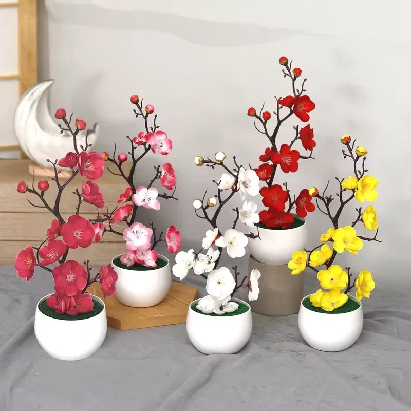 Faux Plum Blossom Bonsai product photo 1