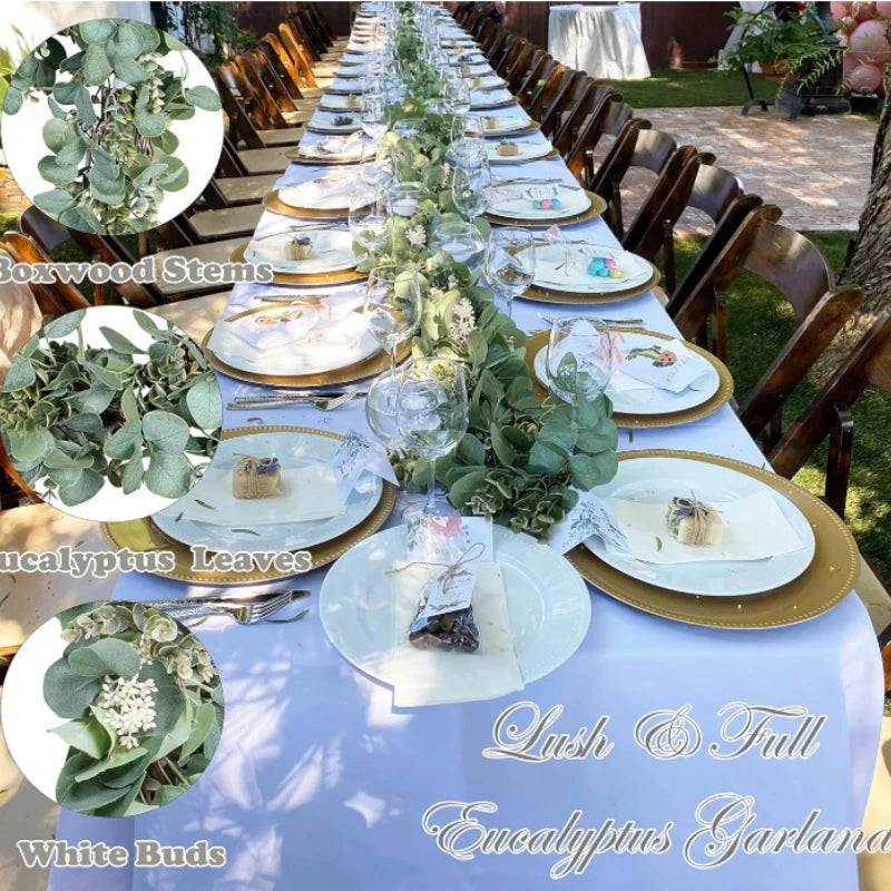 Artificial Eucalyptus Garland, 180cm product photo 6