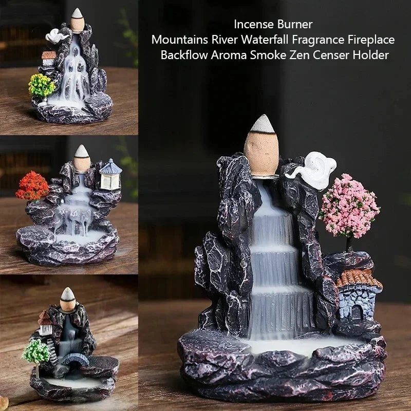 Waterfall Backflow Incense Burner product photo 1
