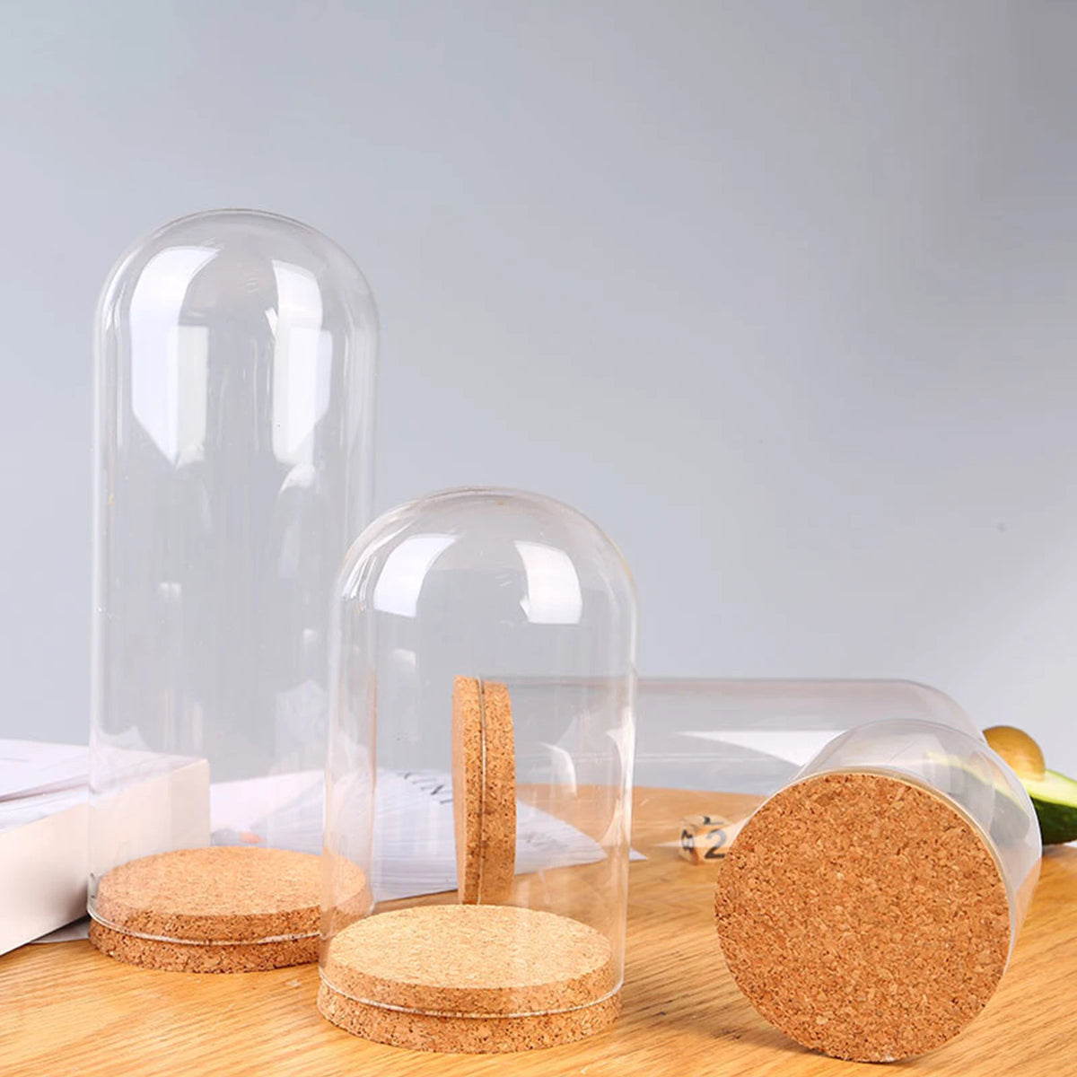 Glass Dome Display with Wooden Base product photo 3