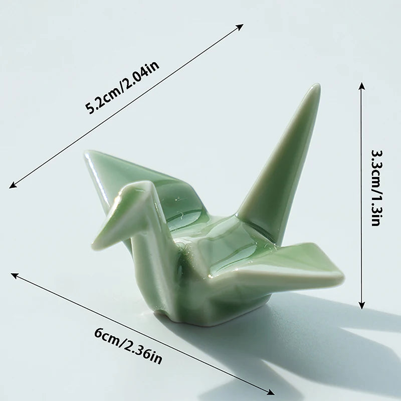 Ceramic Paper Crane Chopstick Rest product photo 6