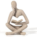 Abstract Thinker Statue, Modern Sculpture for Shelf Decor