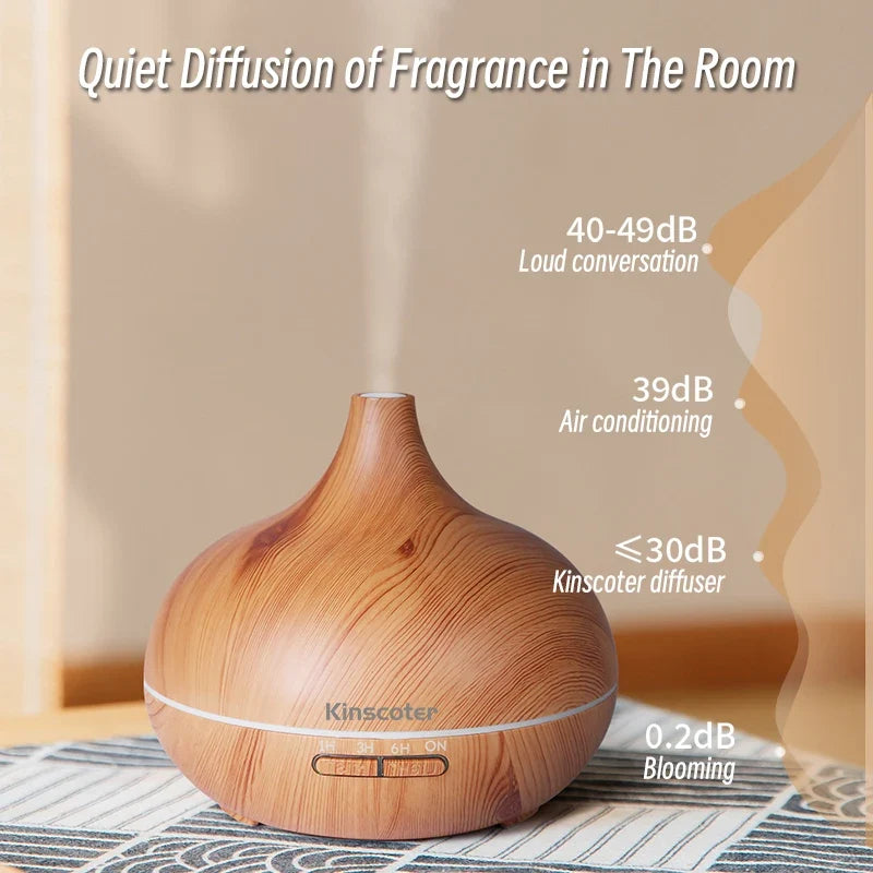 500ml Wood Grain Aroma Diffuser product photo 4