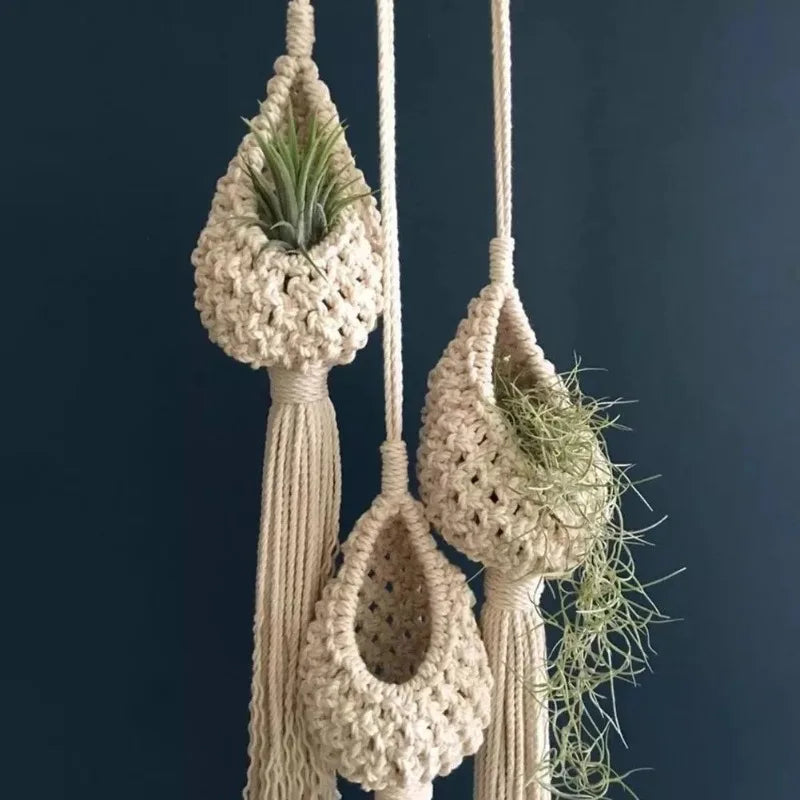 Pineapple Macrame Hanging Planter product photo 1