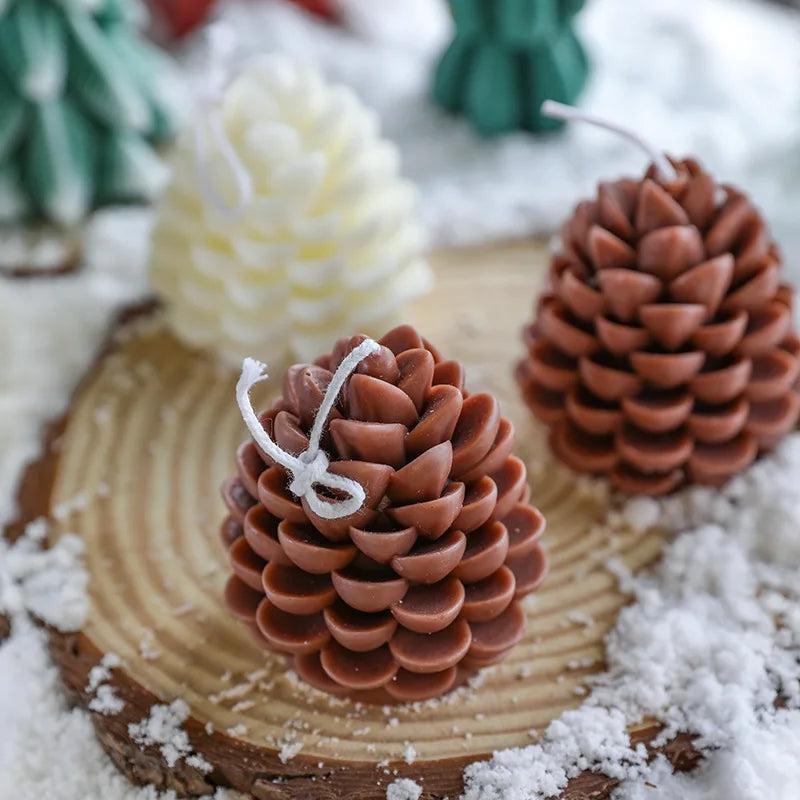 Pinecone Candle, Handmade Soy Wax Scented Candle