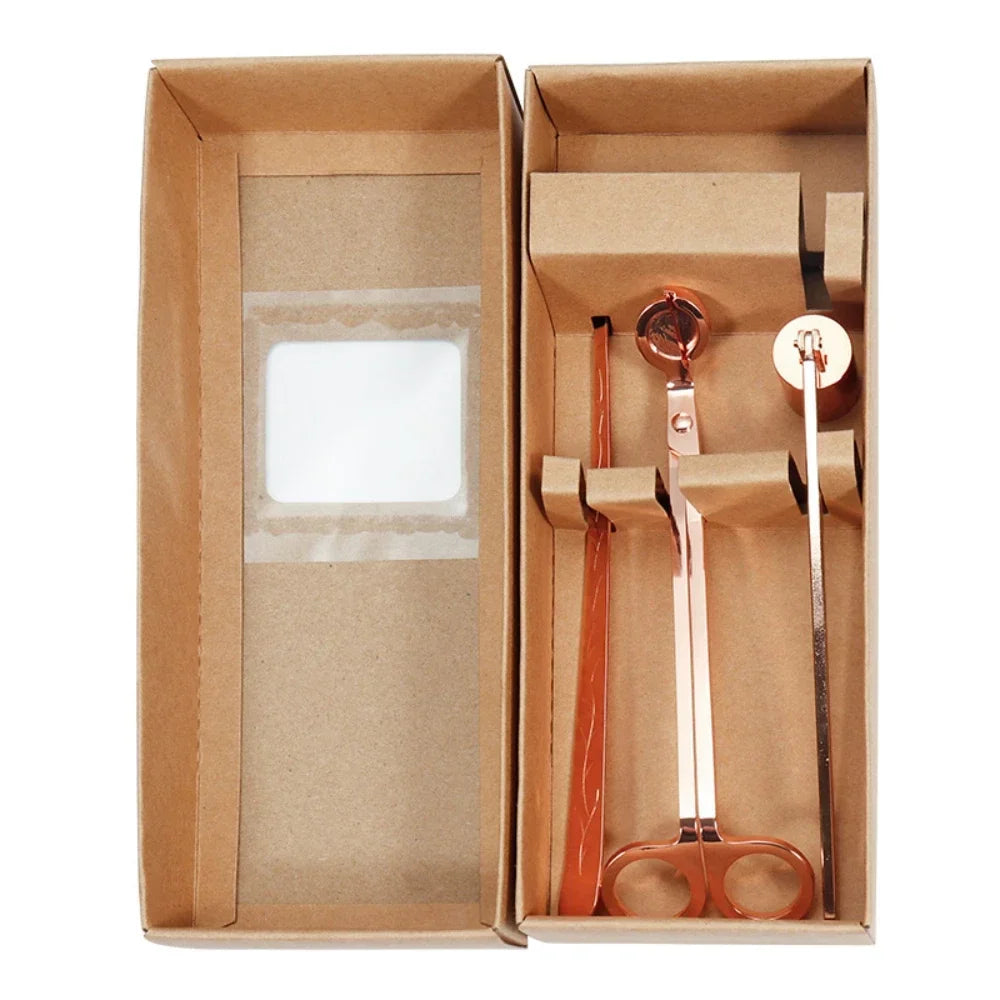 Candle Care Kit, 3-in-1 Wick Trimmer, Snuffer & Dipper