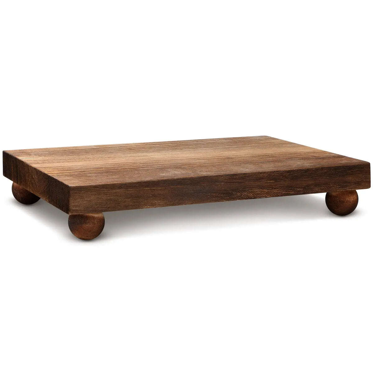 Wooden Pedestal Riser, Farmhouse Soap & Candle Stand