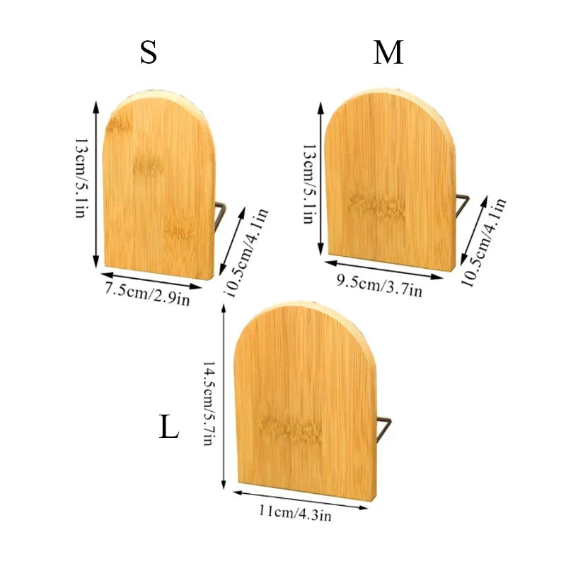 Bamboo Book Stand Bookends product photo 2