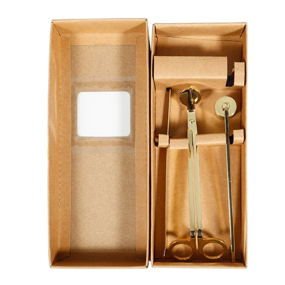 Candle Care Kit, 3-in-1 Wick Trimmer, Snuffer & Dipper