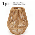 Woven boho pendant lampshade