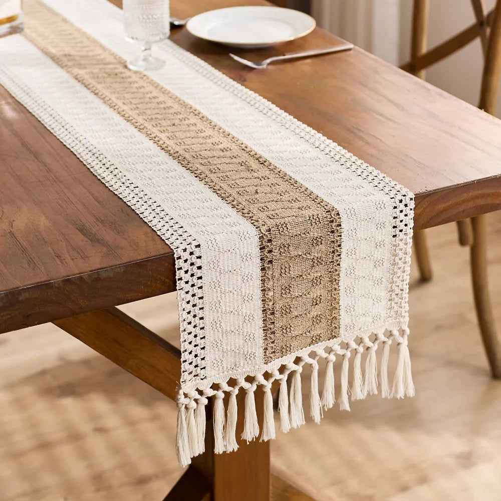 Boho Macrame Table Runner product photo 1
