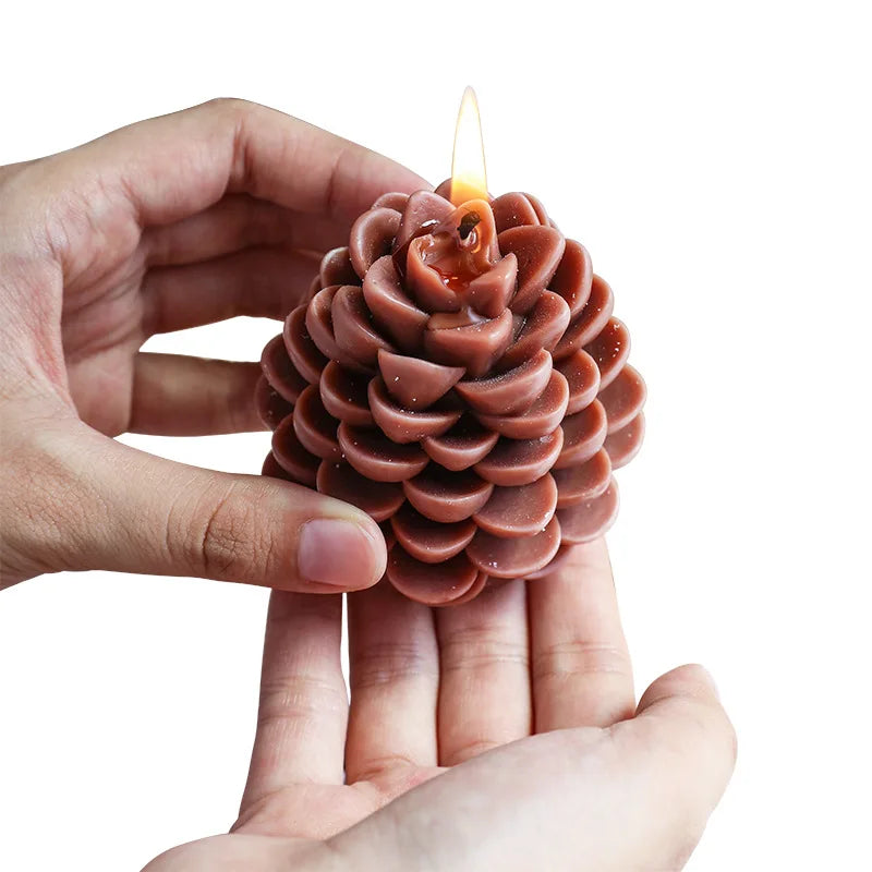 Pinecone Candle, Handmade Soy Wax Scented Candle