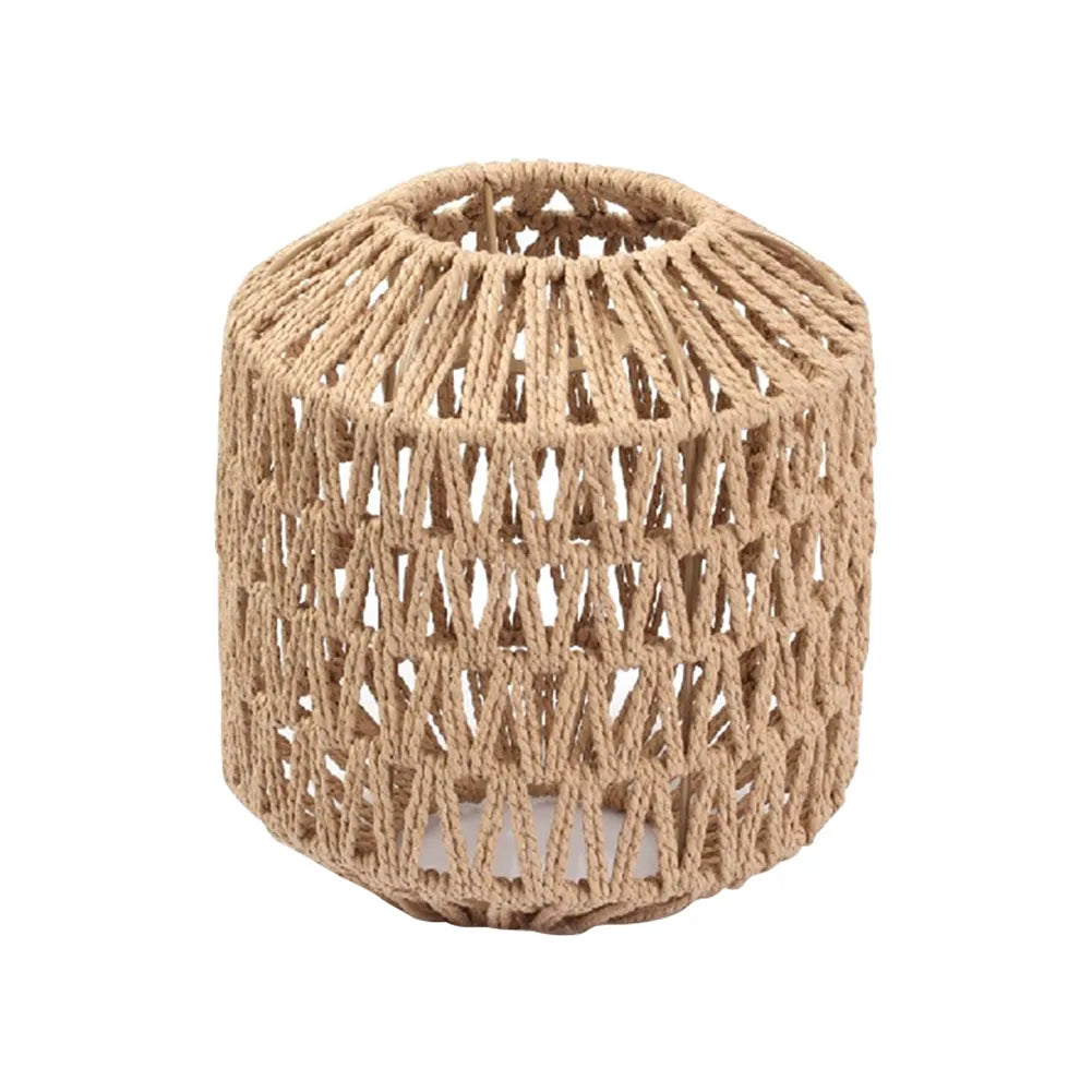 Woven Rattan-Look Pendant Lampshade product photo 1