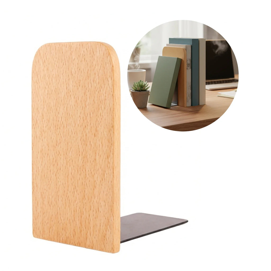 Black Walnut Solid Wood Bookends product photo 1