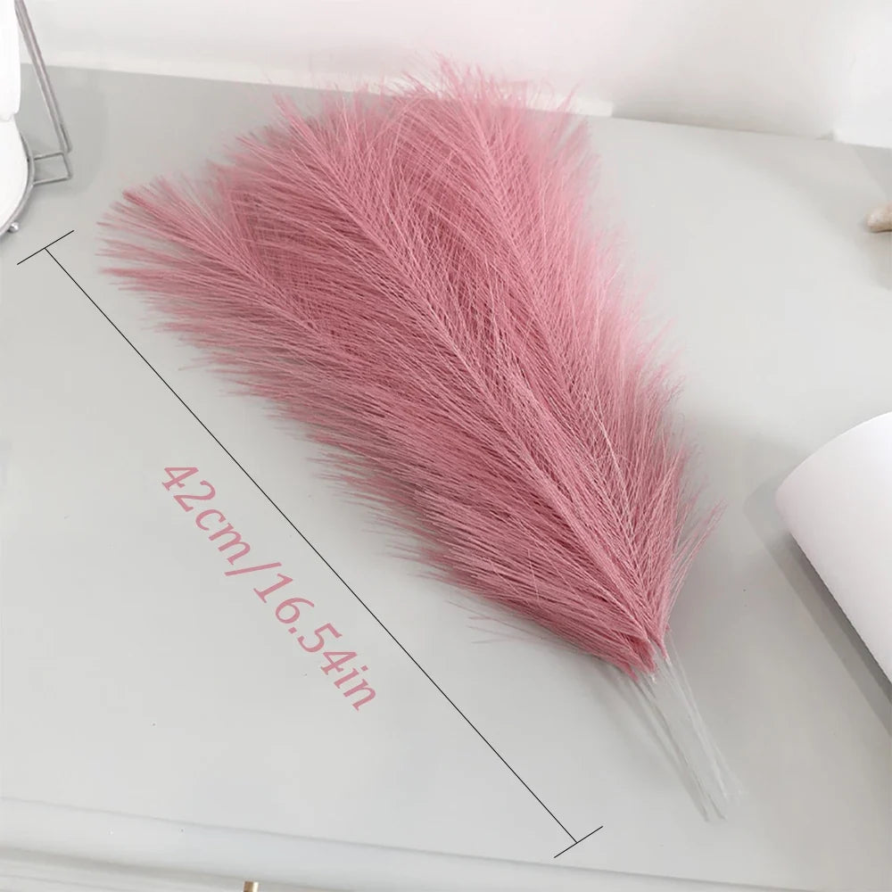 Faux Pampas Grass Bouquet, 30 Pcs product photo 3