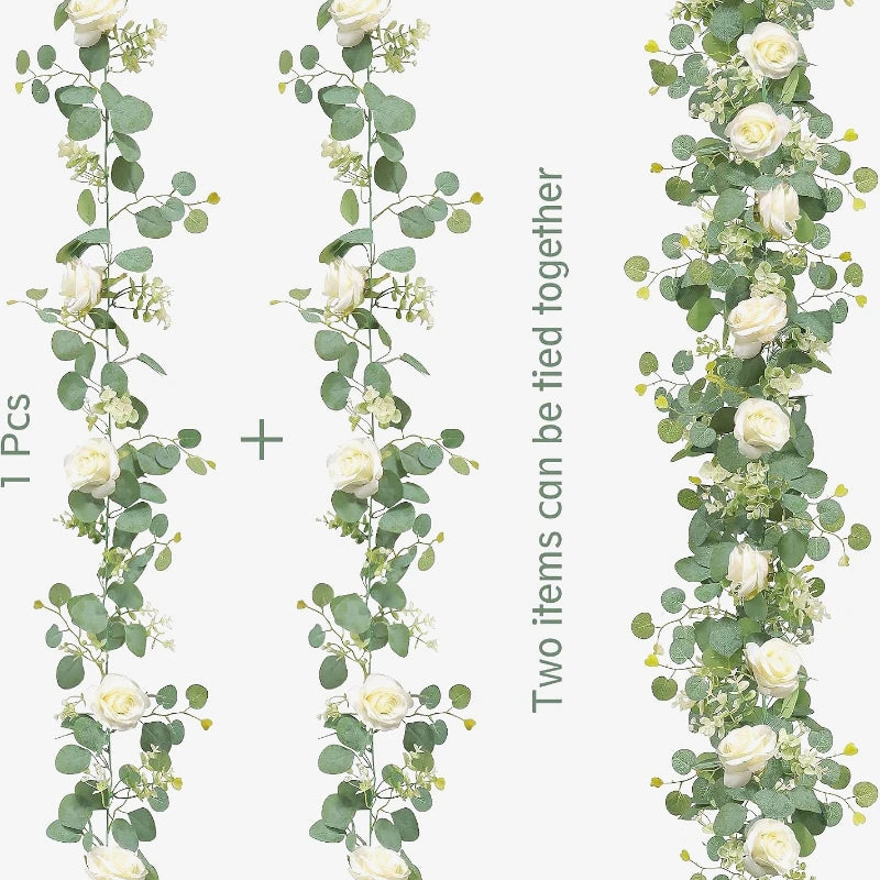 Artificial Eucalyptus Garland, 180cm product photo 3