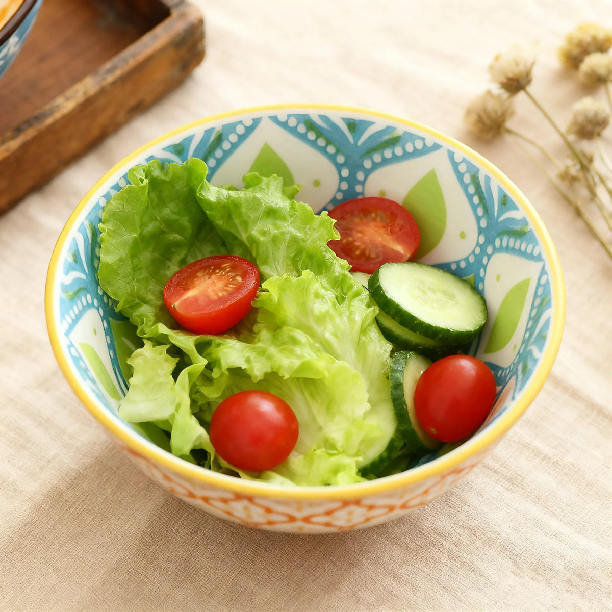 Boho Ceramic Snack Bowls, Set of 4 product photo 4