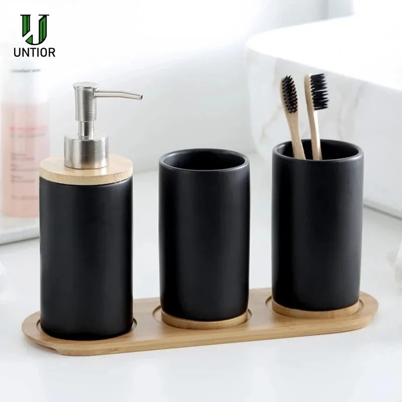 Ceramic Bathroom Accessory Set product photo 5