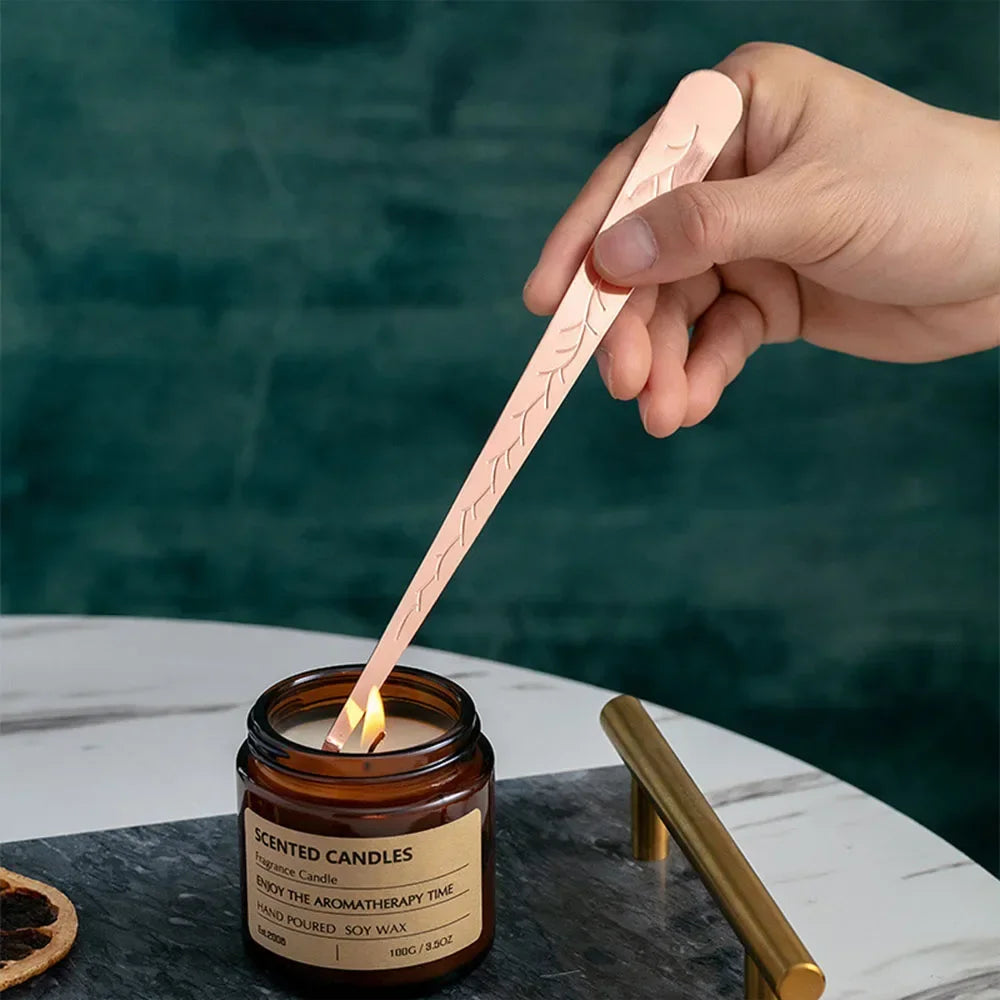 Candle Care Kit, 3-in-1 Wick Trimmer, Snuffer & Dipper
