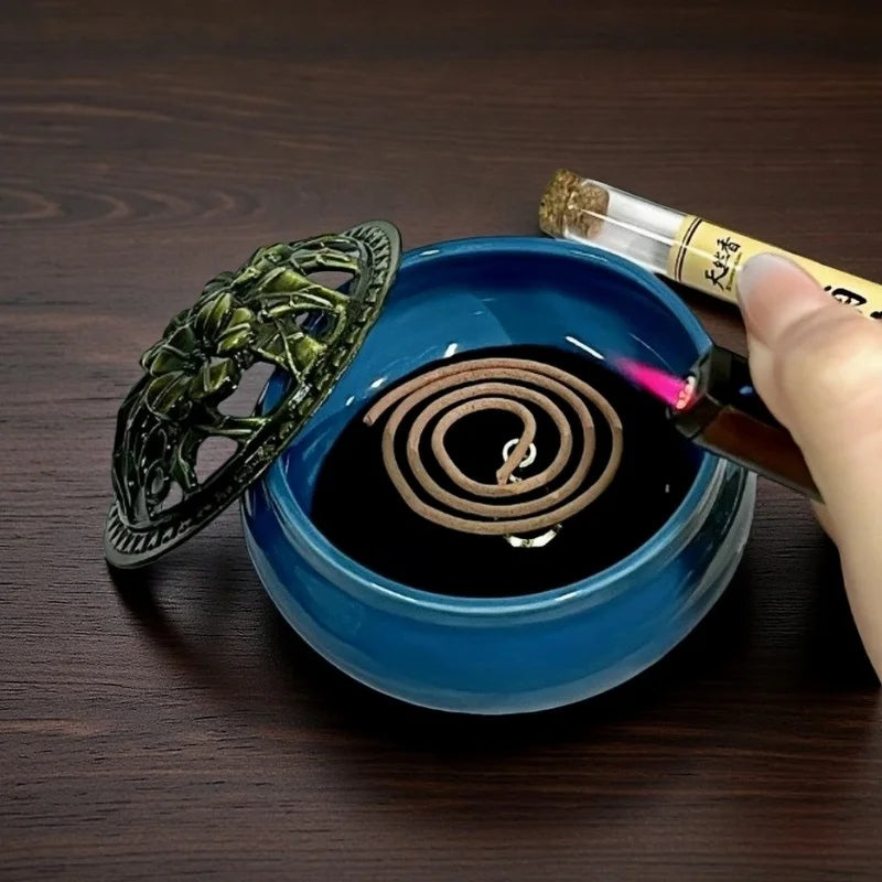 Ge Yao Crackle Cone Incense Holder product photo 2