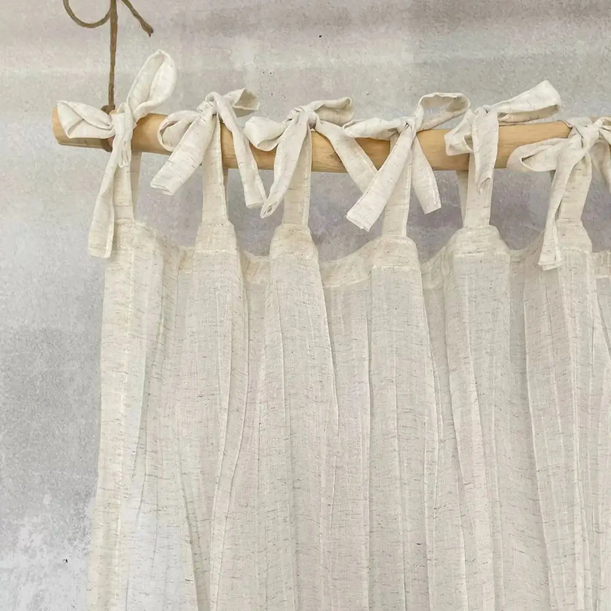 Wrinkled Linen Tab Top Curtain product photo 7