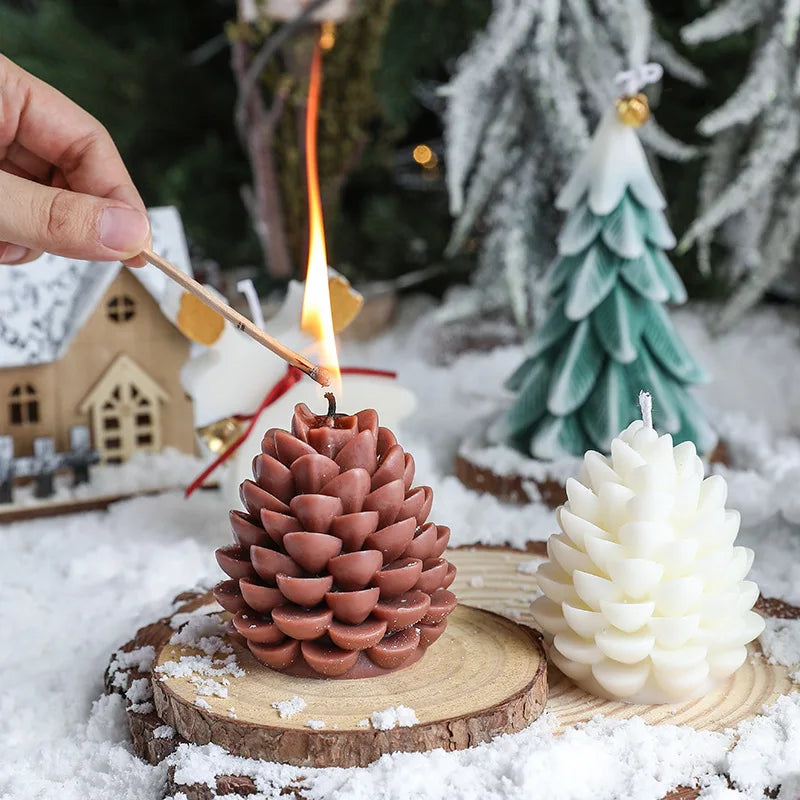 Pinecone Candle, Handmade Soy Wax Scented Candle