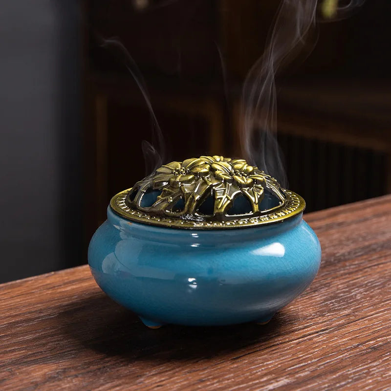 Ge Yao Crackle Cone Incense Holder product photo 1